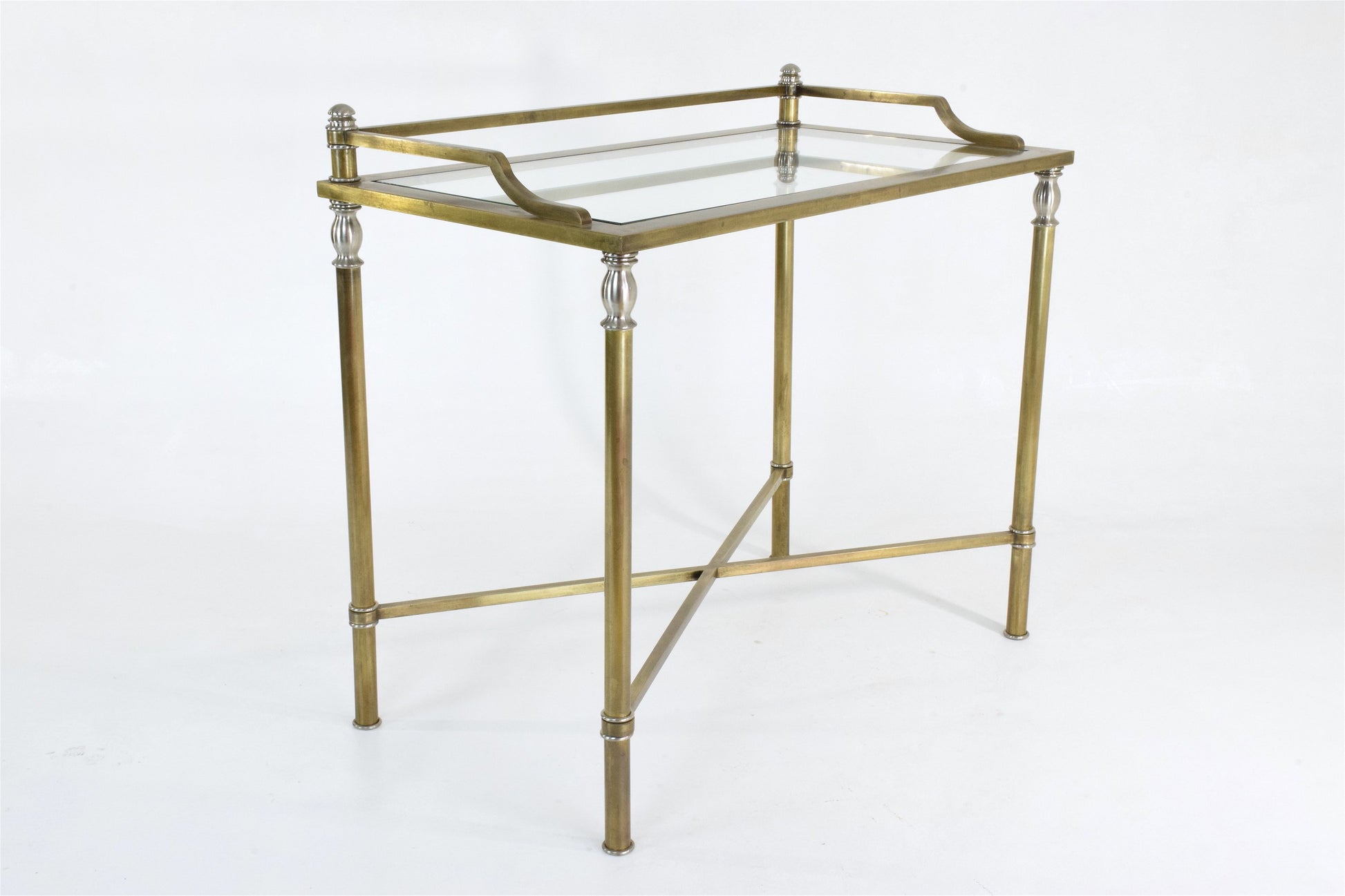 French Brass Desk, 1970's - Spirit Gallery 