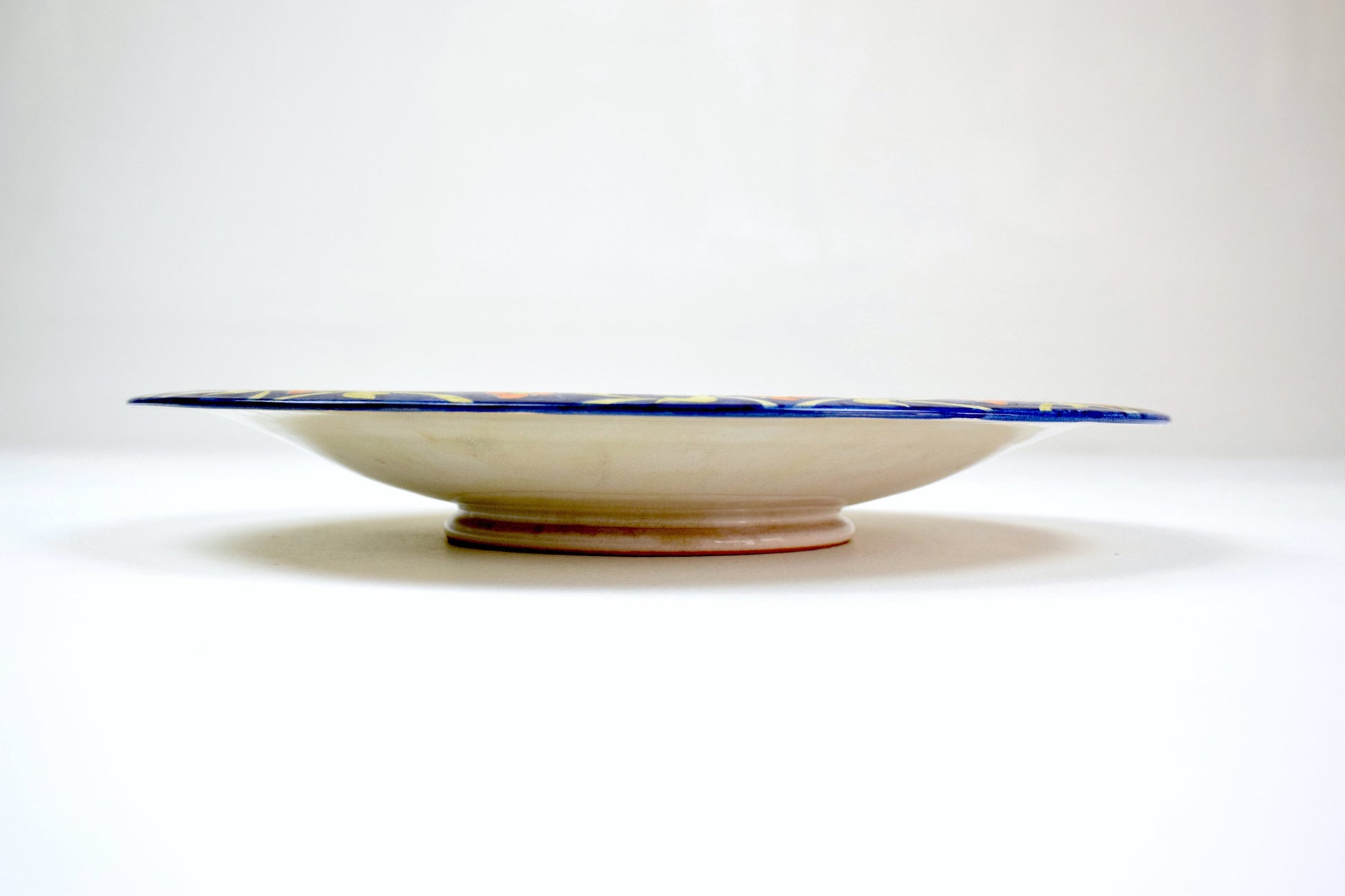 Italian Hand-Painted Centerpiece Dish, 1930-1940 - Spirit Gallery 