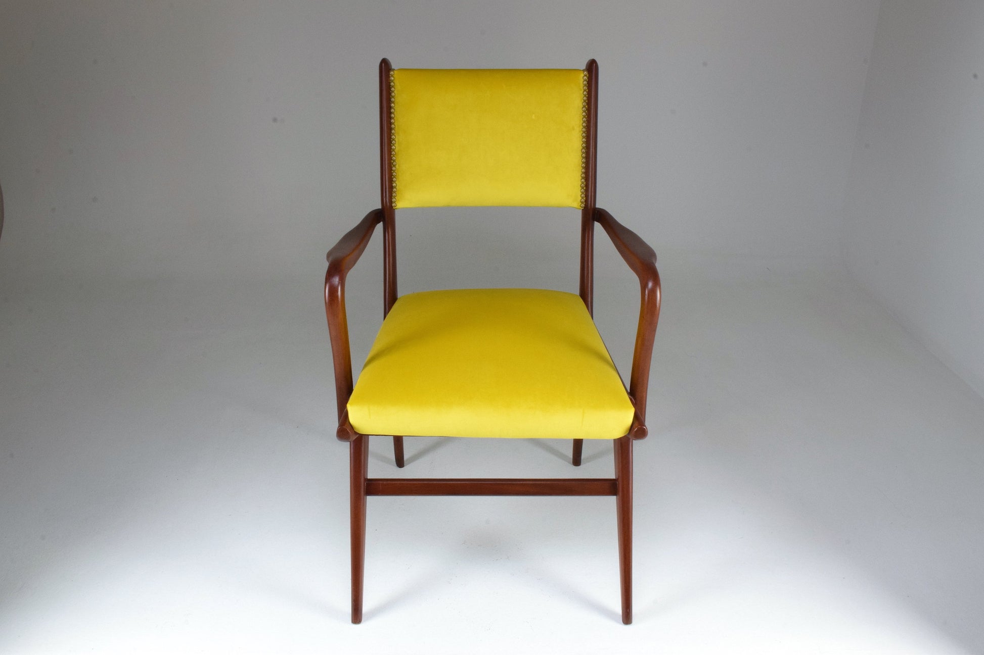 Italian Midcentury Beechwood Armchair, 1950s - Spirit Gallery 