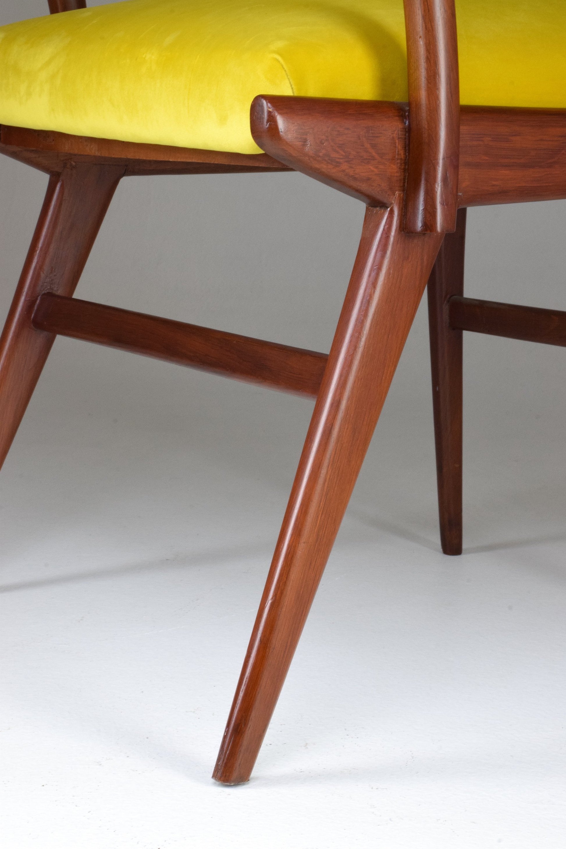 Italian Midcentury Beechwood Armchair, 1950s - Spirit Gallery 